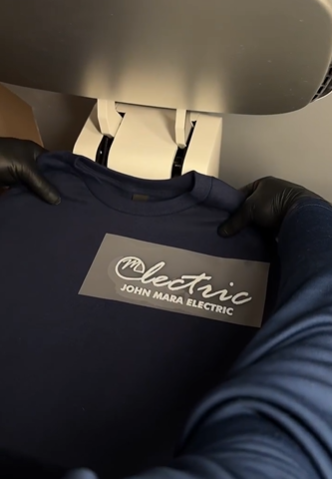 Custom DTF Logo Print view 2